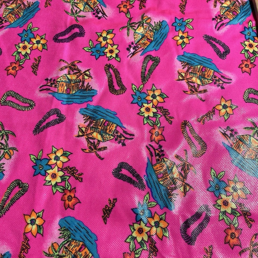 Spandex Fabric Hot Pink‎  Aloha Bathing Suit  Stretchy 42"x60" (106x152cm